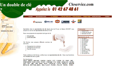 Desktop Screenshot of cleservice.com